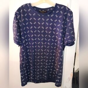 Michael Kors Blue Patterned T-Shirt